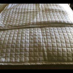 2 standard quilted pillow shams new open pkg.